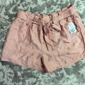 Time and Tru Blush High Waist Shorts